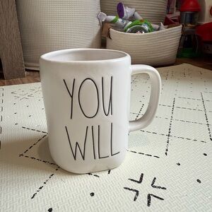 Rae Dunn White Ceramic Mug
